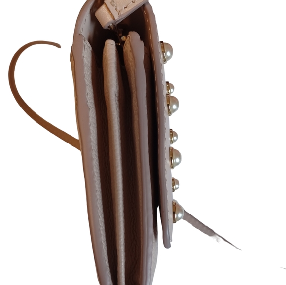 Kate Spade Pearl Blush Clutch Crossbody Bag - Picture 6 of 16